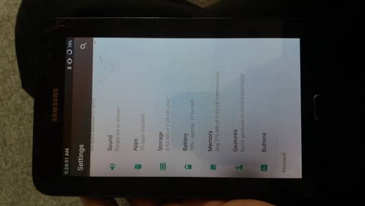 Samsung tablet lite 3 , sm t113nu