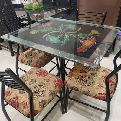 4 Chairs dinning table set