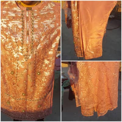 2fancy dresses+abaya