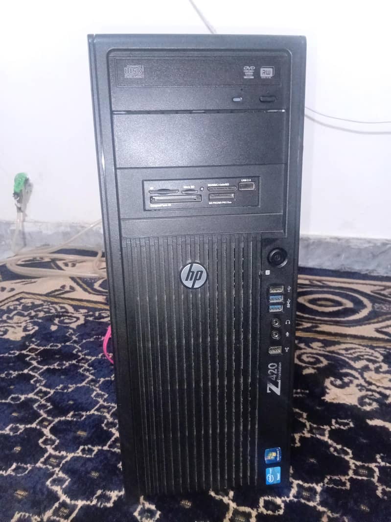 HP Z420 Workstation | 16GB RAM | 1TB + 128GB SSD | P2000 5GB 1