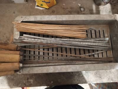 BBQ Grill 6 Seekh Gas & Coal excellent condition