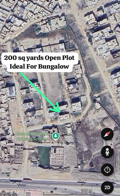 200 SQ YARDS RESIDENTIAL PLOT IN CHEQUE RESIDENCY
