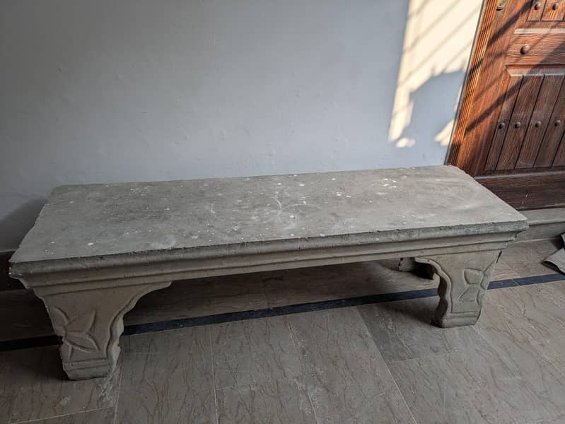 Cement Bench 1