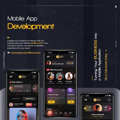 Graphic Design, Website Design, Mobile App Design , Bill board Design,