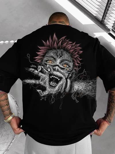 customize t shirts drop shoulder for men stylish