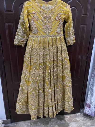 Mayo/ mehndi frock/ maxi for sale