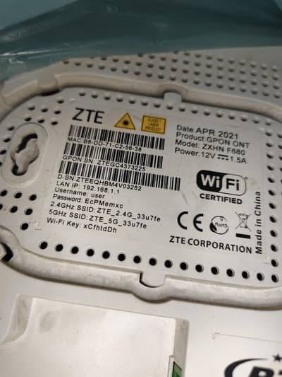 ZTE 5g Router