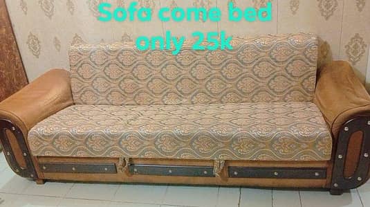 sofa come bed only 25k, sofa set only 30k