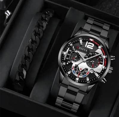 men's watch & Breclete | Stainless steel | special gift wrap