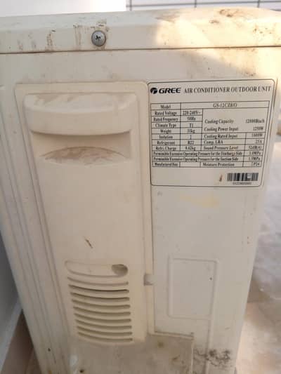 gree air conditioner. working condition non inverter