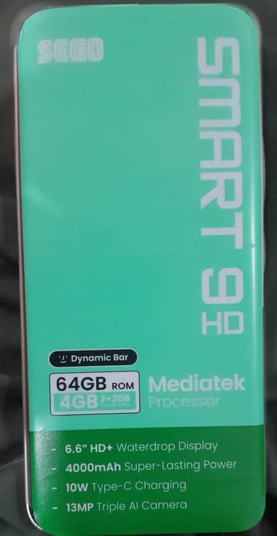 SEGO Smart 9 HD | 4GB RAM 64GB ROM | Brand New | PTA Approved