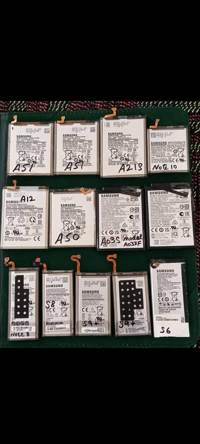 Samsung S20 plus A51 A50 A30s Note 10 plus S8 Plus A21s A12 Batteries
