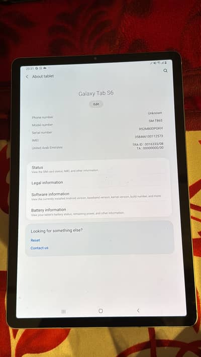 Samsung Tab S6
