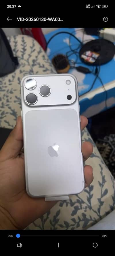 iphone 17 pro max, 256 gb, non pta, zero cycles, unactivated.