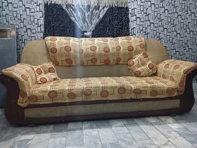 6 Seater sofa set good condition main
