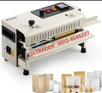 continues Band sealer/pouch sealer/sachet packing machine/sealing