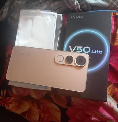 v50 Lite Mobile 12/256GB with Full Box urgent sale Complete Box