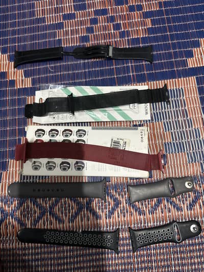 Premium Watch Strap Bundle - Set of 5 (Magnetic Mesh & Silicone)