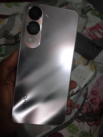 Vivo Y04 with box and charger .