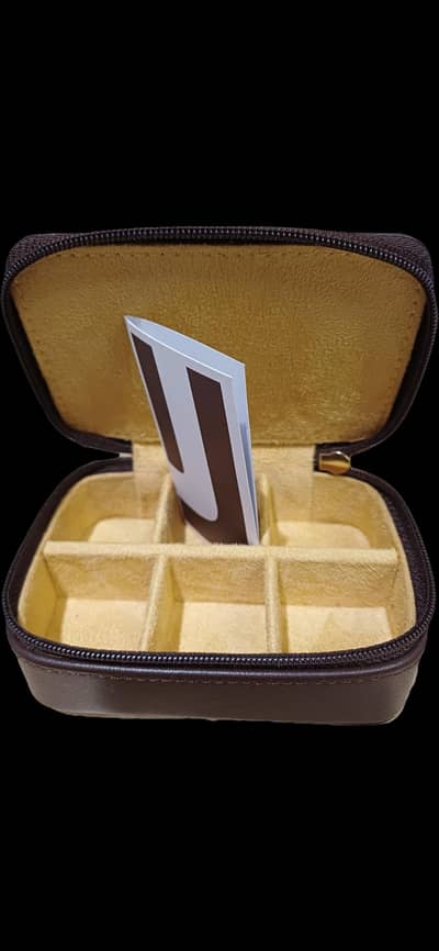 Zipper Cufflink Case - Jaferiees Oriainal Brand New