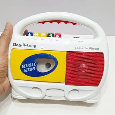Vintage 1990s Sing-A-Long Music Kids Portable Cassette Player