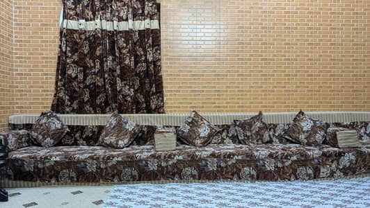 3 pcs - Arabic Majlis Style Floor Seating Sofa Set