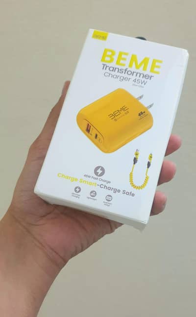 Beme 45w Charger With Type C Cable