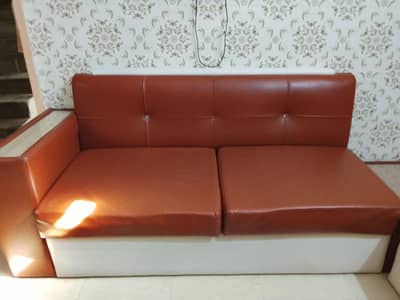 five seater sofa set with corner table