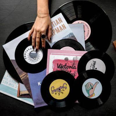 GranmoPhone Antiqe Records For Decoration