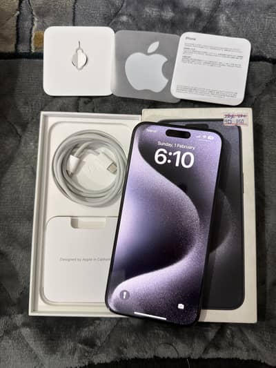 iPhone 15 Pro Max 256gb Complete Box