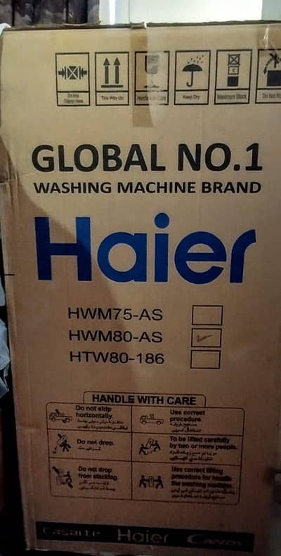 Haier new washing machine