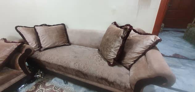 3 seater and 2 seater sofa with cushions 38k