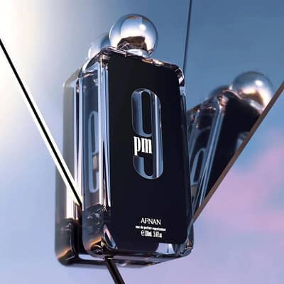 : 9 PM Afnan  Black Long Lasting Fragrance Perfume 100ml