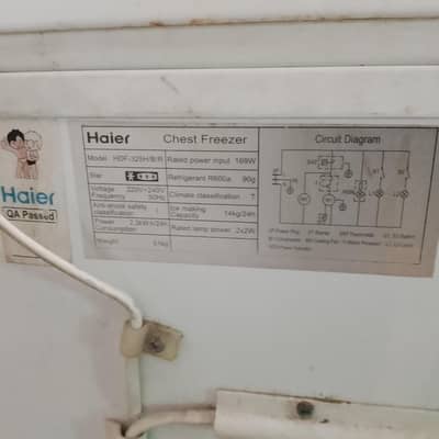 1 sal use freezer belkol new kandeshe