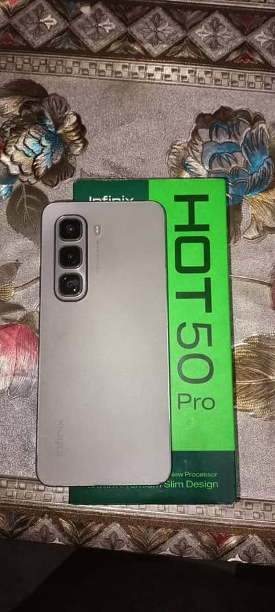 infinix hot 50 pro 8gb 128gb with complete box only penel change