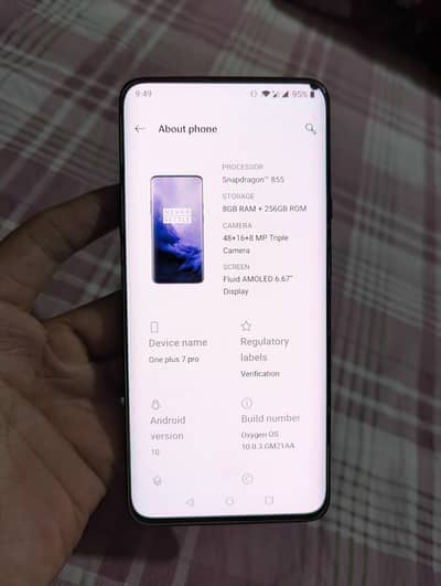 One plus 7 pro 8/256 dual sim working
