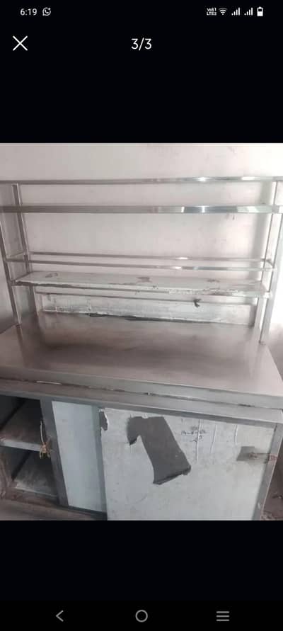 food graded steel counter