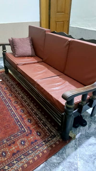 Premium wooden sofa set