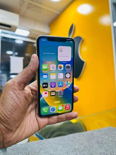 iPhone X 256 GB PTA approved full box for sale