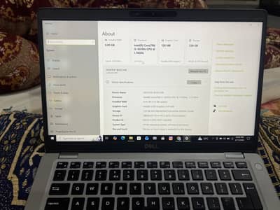 Dell cor i5 10 generation laptop 8 gb ram 256 ssd 10/10 condition