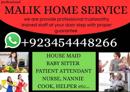 PROFESSIONAL MAID BABY SITTER PATIENT ATTENDENT COOK HELPER