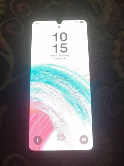 samsung A33 5G dual sim PTA approved only back miner crack