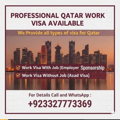 Employment and Freelance Visa available for Qatar