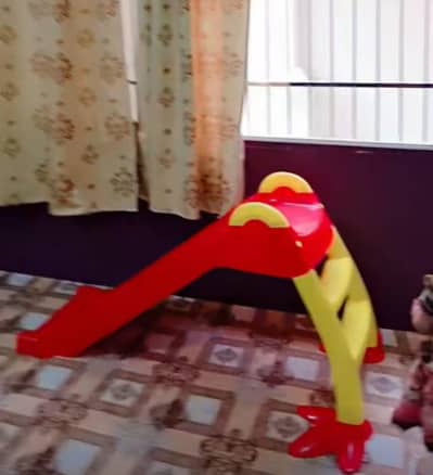 Kids Plastic Slide with Climber – Sturdy & Safe Details: