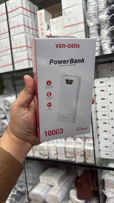 Ven dens Original  10000 Mah Power Bank 22.5 Watt Fast Charging