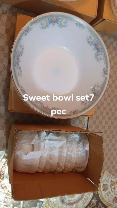 new 72 pieces dinner set