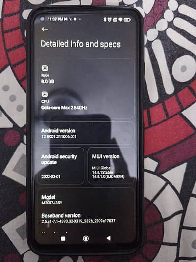 Xiaomi 10T with original box, charger & cable