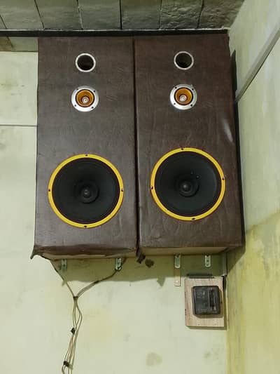 aplifaer 10inchi 2 woofer makamal set