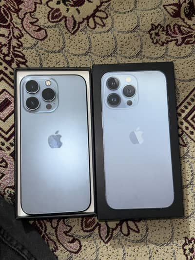 iPhone 13 Pro PTA with Box Cable Storage 256gb Bettery Health 81