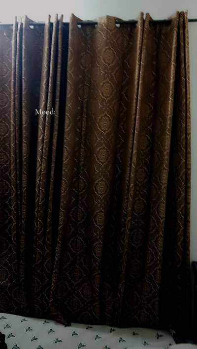 Brown Curtains 30 pcs